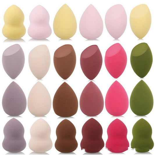JMT-383690 Water Drop Shape Powder Puff for Smooth Makeup Application – Eco-Friendly Polyurethane Foundation Sponge – Single Pack