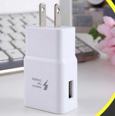 JMT-383946 Fast Charging Travel Charger for Samsung S6/S7/S8 - 9V 2A Quick Charge USB Adapter