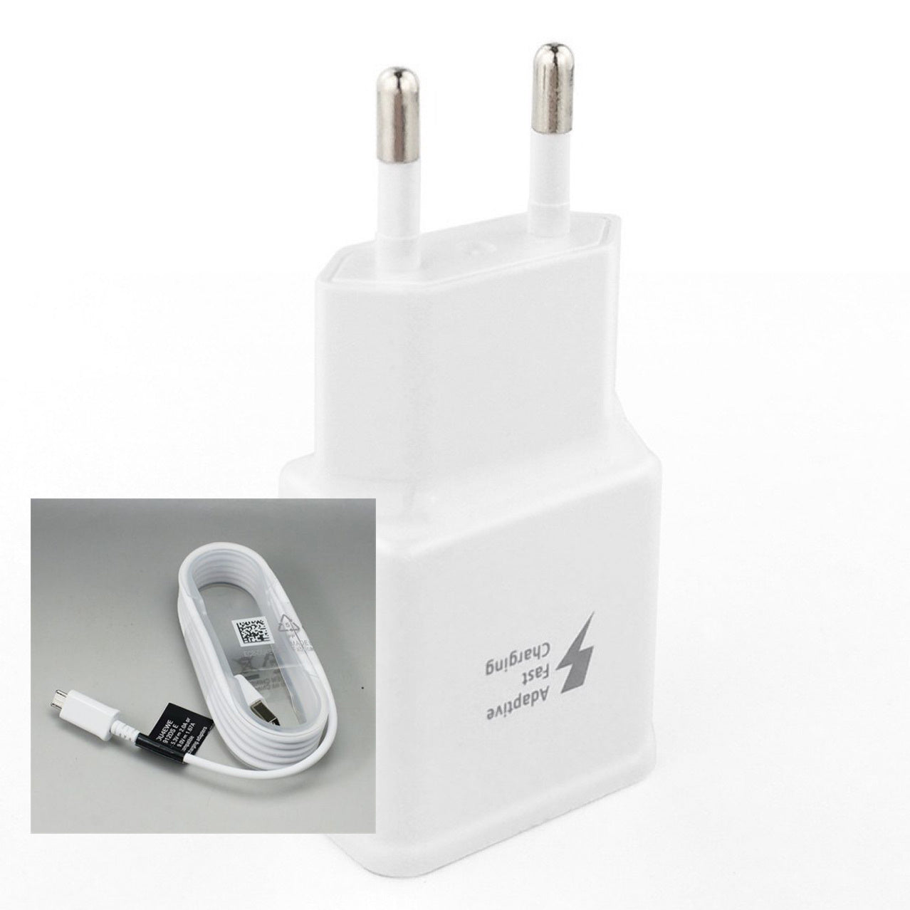 JMT-383946 Fast Charging Travel Charger for Samsung S6/S7/S8 - 9V 2A Quick Charge USB Adapter