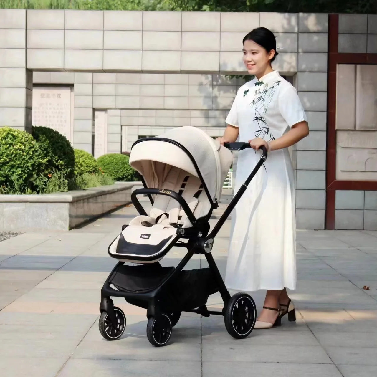 JMT-384394 Foldable 3-in-1 Baby Stroller with Sleep Basket Mode