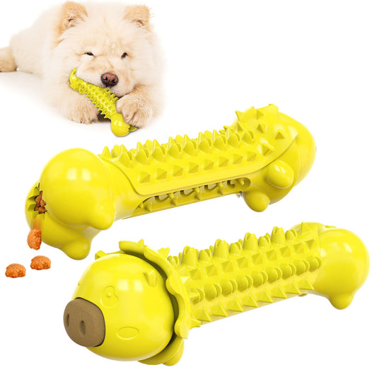 JMT-384394 Molar Stick TPR Dog Toothbrush and Leakage Toy - Durable Bite Toy for Pets