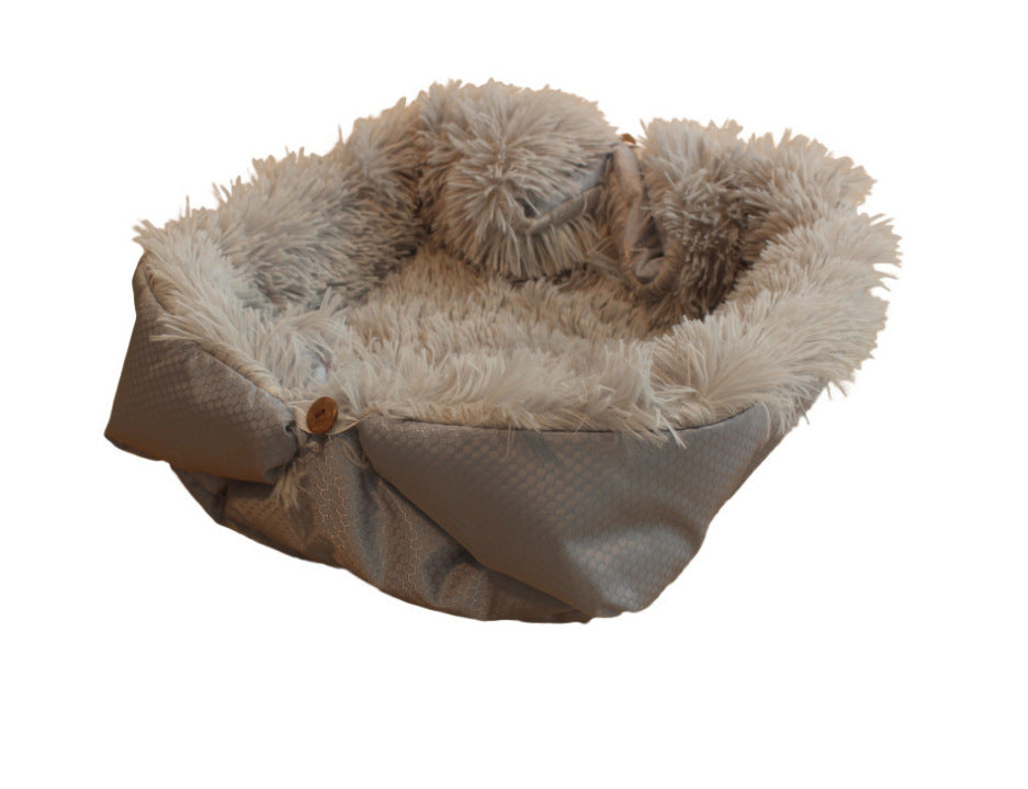 JMT-384714 Soft Fleece Pet Bed Mat for Dogs and Cats - Warm, Foldable Cushion for Cozy Sleep