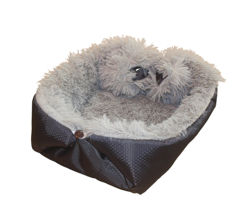 JMT-384714 Soft Fleece Pet Bed Mat for Dogs and Cats - Warm, Foldable Cushion for Cozy Sleep