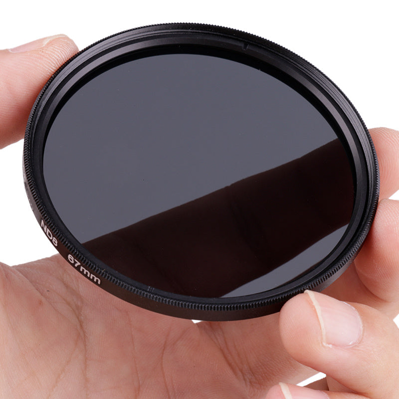 JMT-384778 ND8 Digital Camera Filter with Aviation Aluminum Frame and High-Quality Optical Resin Lens