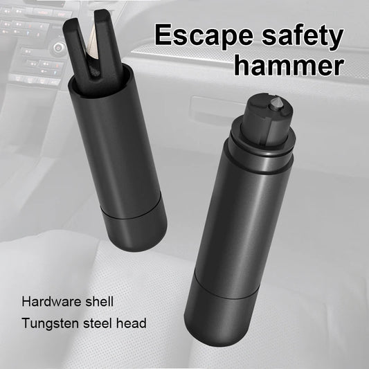 JMT-385034 Aluminium Emergency Car Window Breaker and Seatbelt Cutter Keychain