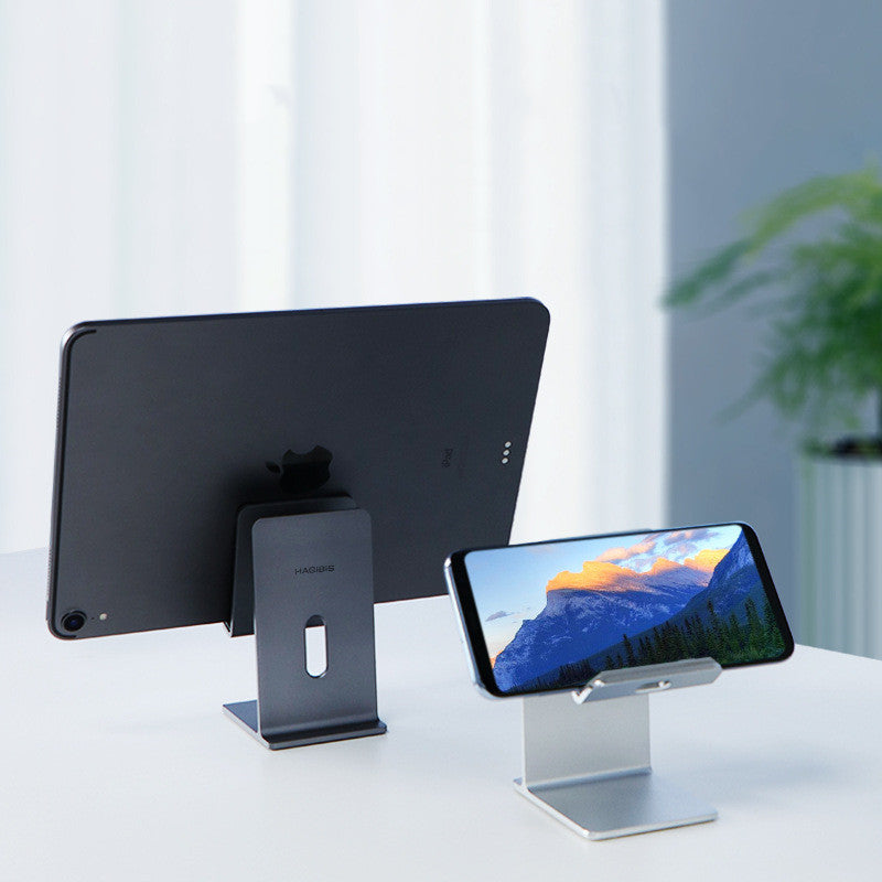 JMT-385418 Universal Mobile Phone and Tablet Holder - Adjustable Lazy Bracket in Dark Space Gray and Streaming Silver