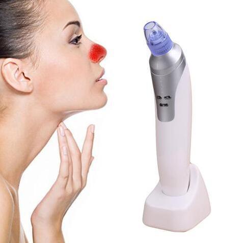JMT-385546 Rechargeable Electronic Blackhead Remover with 4 Interchangeable Tips and LED Display