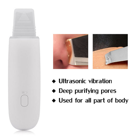 JMT-385802 Ultrasonic Facial Exfoliation Shovel for Home Use - White