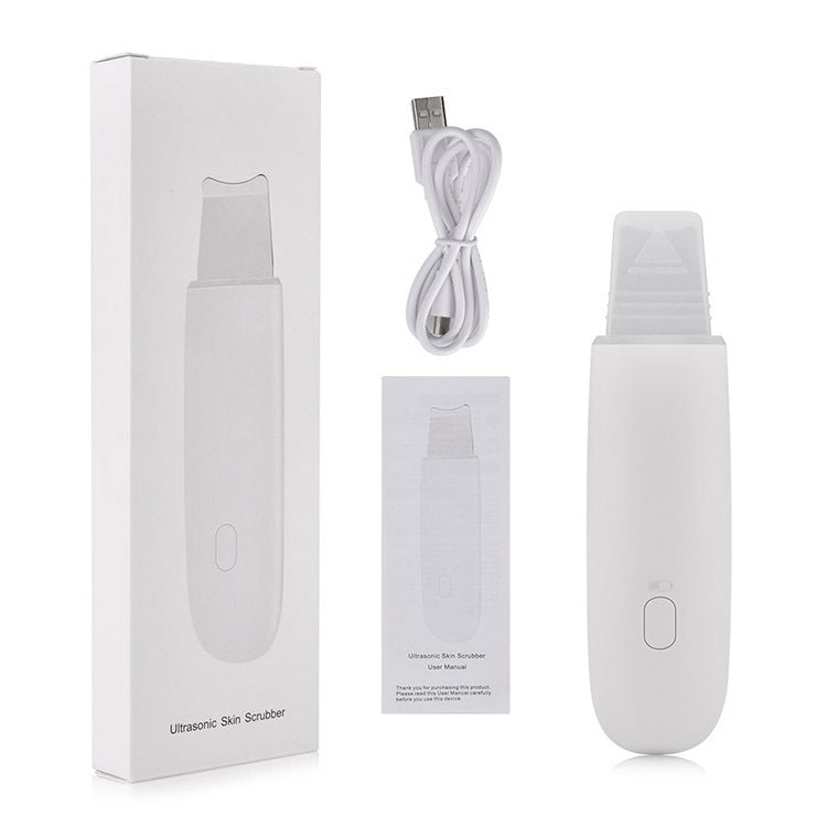 JMT-385802 Ultrasonic Facial Exfoliation Shovel for Home Use - White