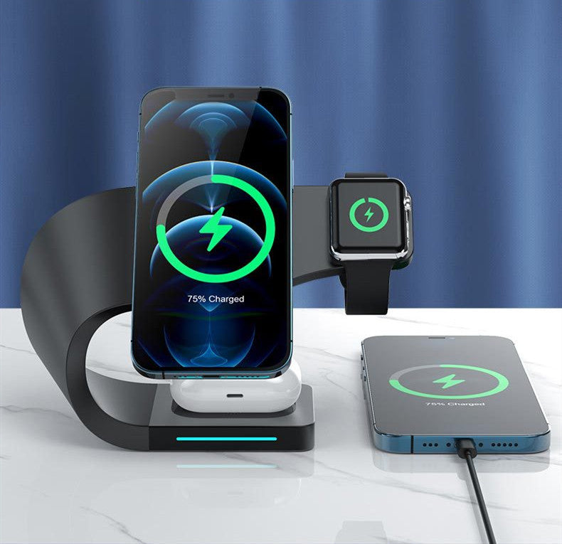 JMT-386250 Magnetic Wireless Charging Stand with 15W Fast Charging and Type-C Interface