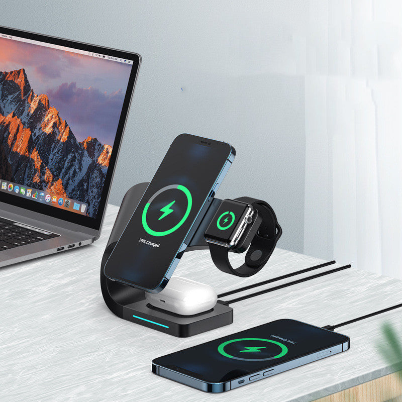 JMT-386250 Magnetic Wireless Charging Stand with 15W Fast Charging and Type-C Interface