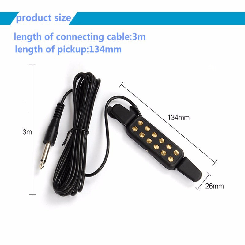 JMT-386442 Acoustic Guitar Pickup for Enhanced Performance and Sound Clarity