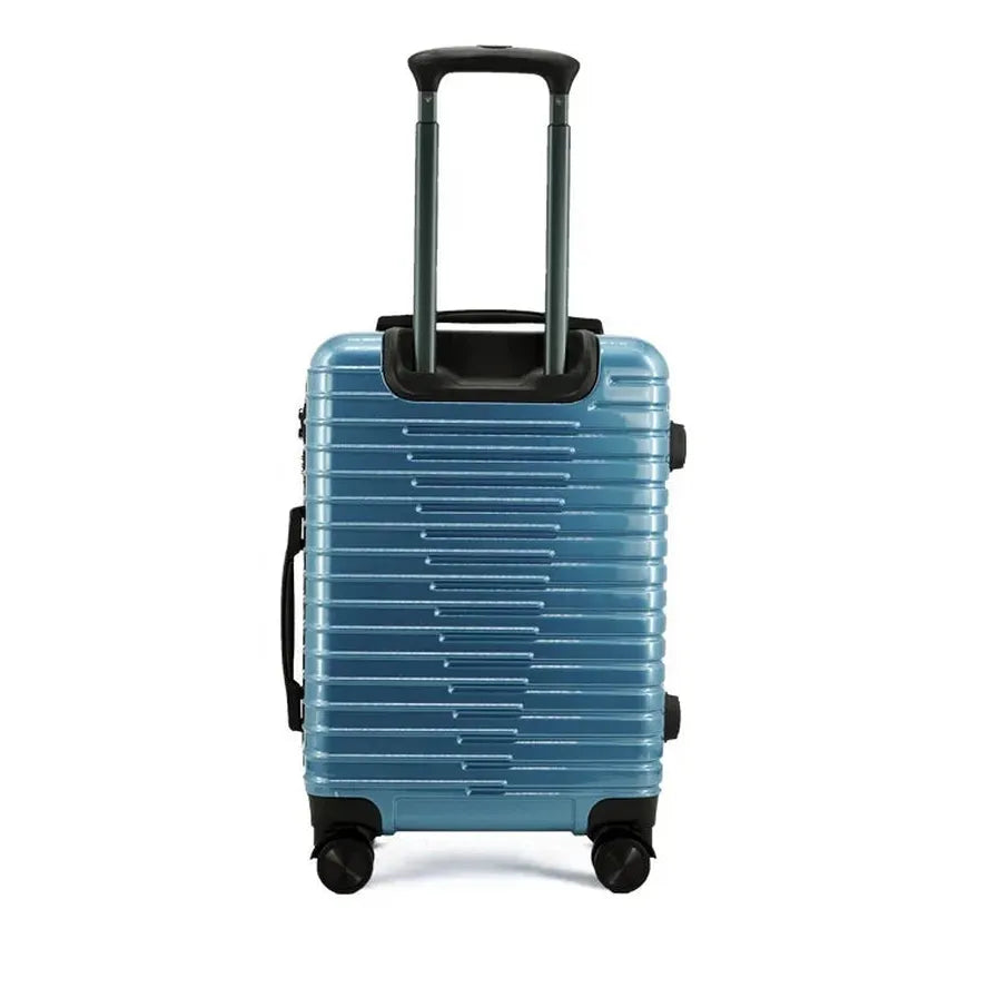 JMT-387274 Travel Trolley Luggage Bags Set of 3 Plastic Suitcases with Wheels for Easy Mobility