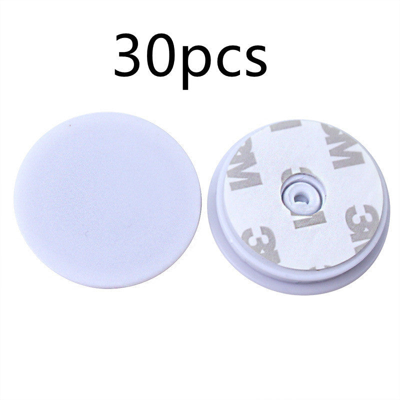 JMT-387402 Diamond-Studded Silicone Mobile Phone Airbag Holder - Flat Ring Stand for Desktop Use