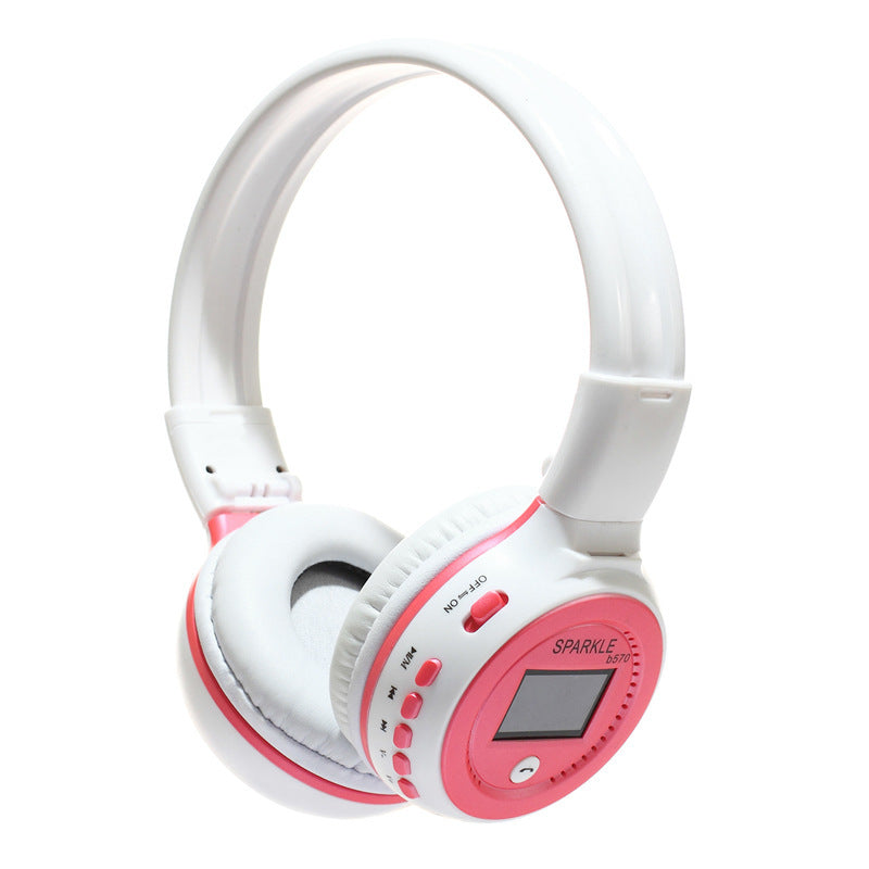JMT-388042 B570 Wireless Bluetooth Headset with High-Sensitivity Microphones and 5-Hour Battery Life