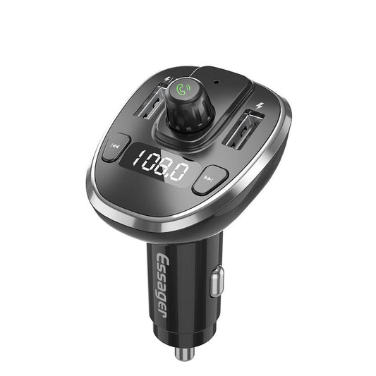 JMT-388042 Bluetooth Dual USB Car Charger with FM Transmitter and LED Indicator