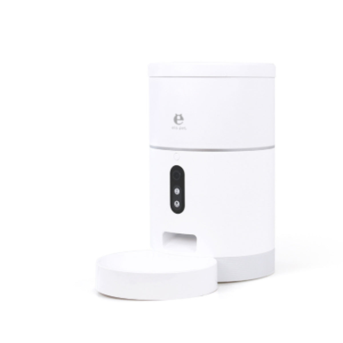 JMT-388874 Automatic WiFi Pet Feeder with Video and Microphone - 10 Servings per Meal, Medium Dry Food Compatible, ABS Material, DC 5V 1A