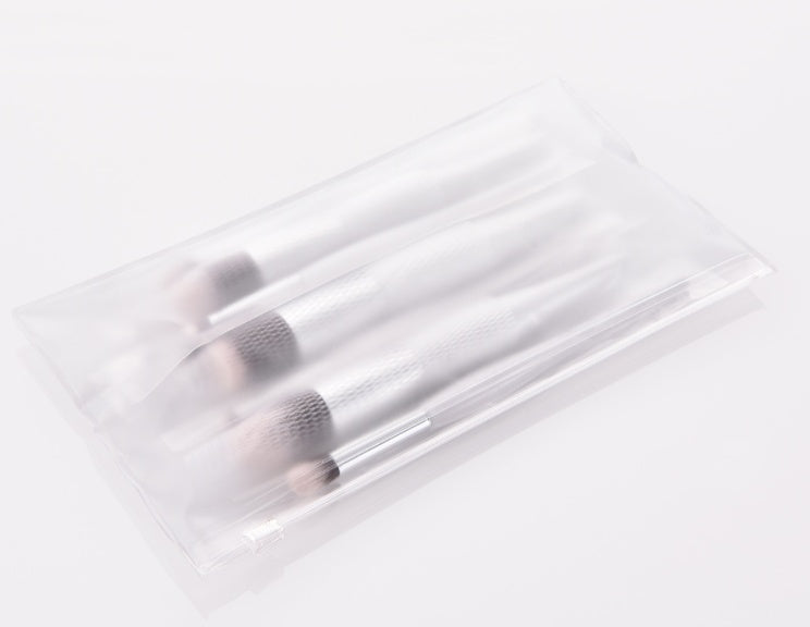 JMT-389130 8-Piece Makeup Cover Brush Set with Wooden Handle and Nylon Bristles