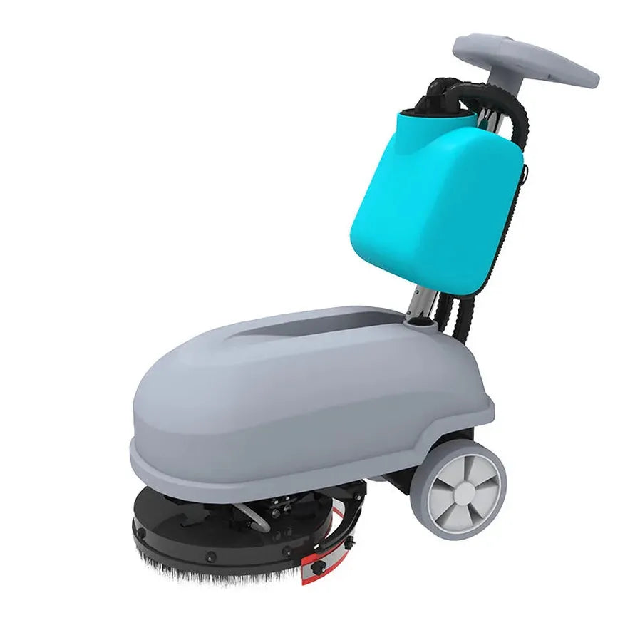 JMT-389322 Electric Mini Floor Scrubber with Hand Push Feature for Efficient Tile Cleaning