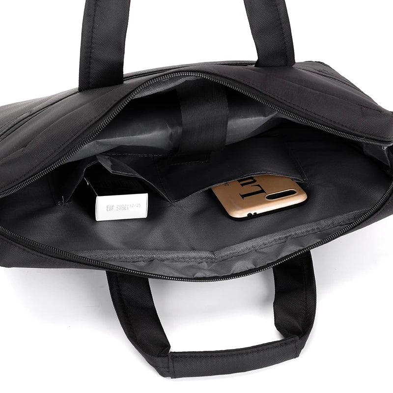 JMT-389578 Waterproof 14 Inch Luxury Laptop Tote Bag for Men and Women, Versatile Computer Shoulder Cover