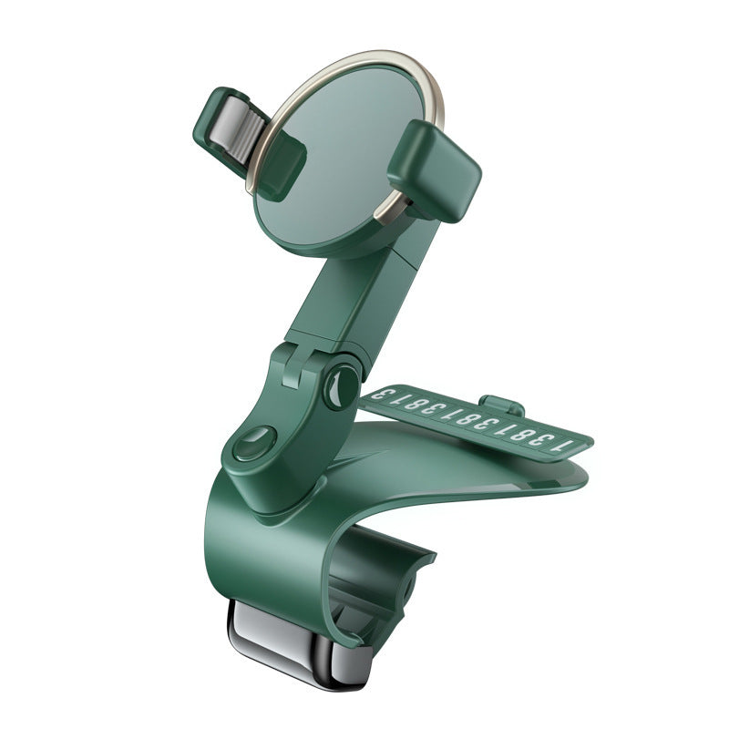 JMT-389706 1200° Rotating Mobile Phone Holder for Car Dashboard, Sun Visor, and Office Desk - Multi-functional Design