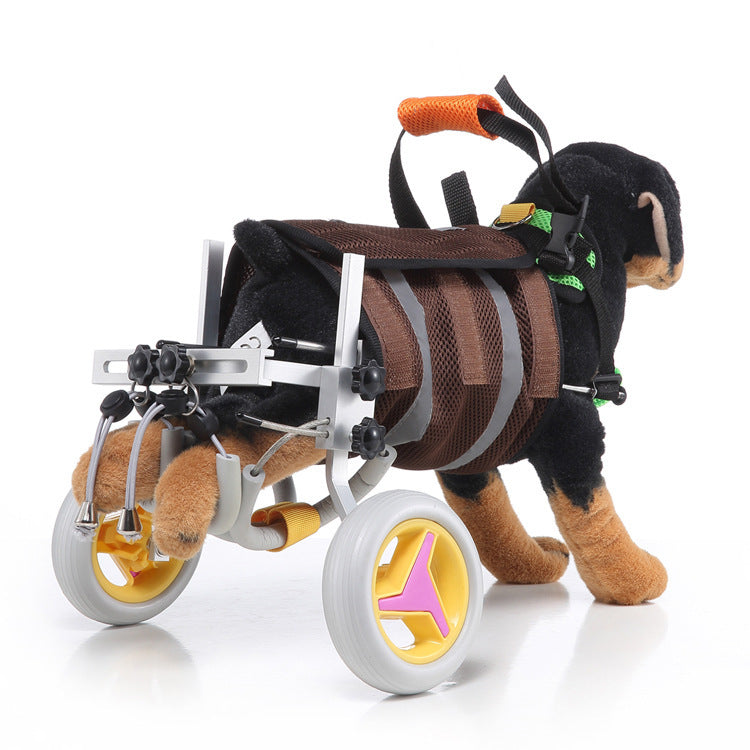 JMT-389834 Adjustable Pet Wheelchair for Dogs - Support for Disabled Pets, Suitable for 4-9KG