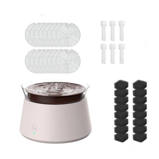 JMT-390026 Intelligent Pet Water Dispenser with Filter Options and Nail Clippers - Multiple Colors Available