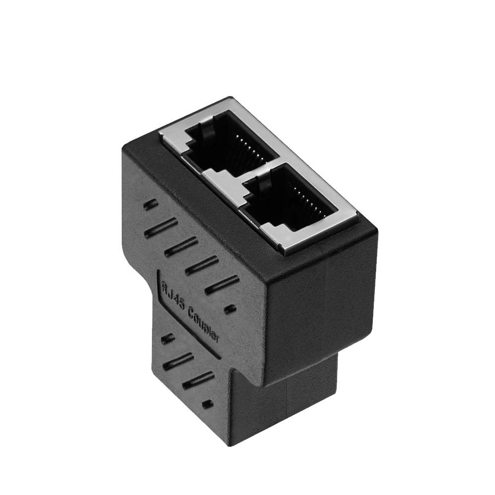 JMT-390026 RJ45 Ethernet Cable Splitter Adapter - 1 Male to 3 Female Ports, Copper Material, 0.2m Length