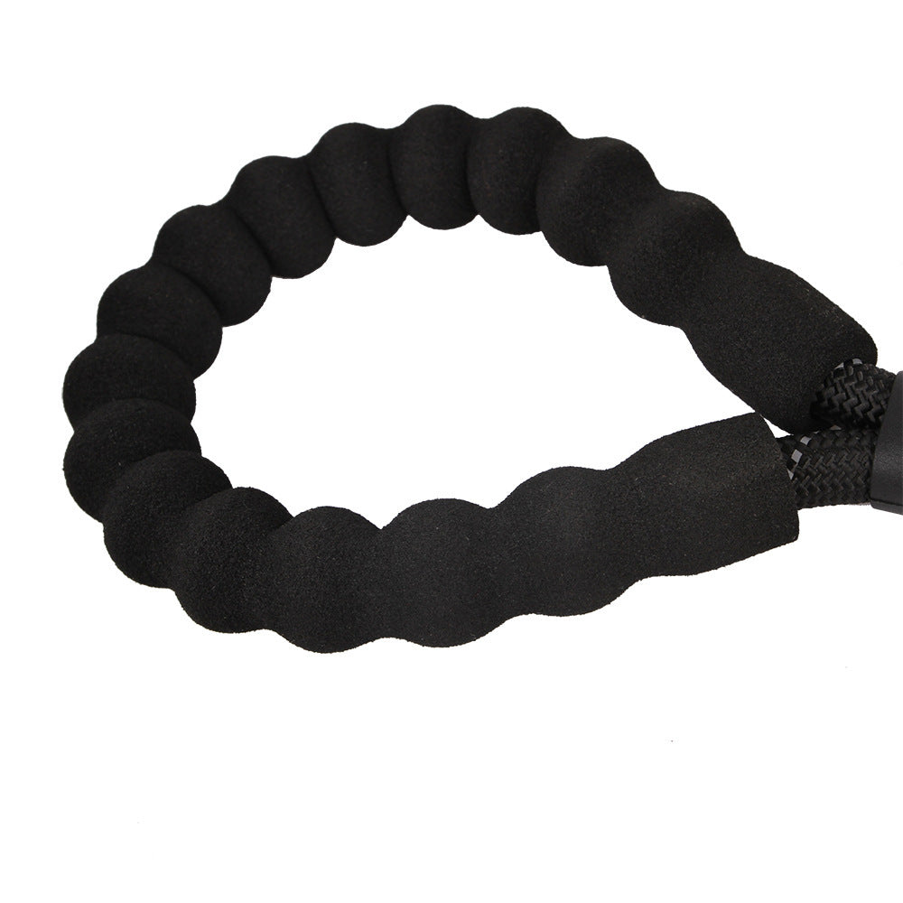 JMT-390346 Durable Nylon Traction Leash for Dogs - One Leash for Three Attachments, Available in Black and Red