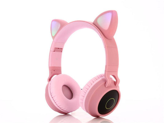 JMT-390666 Wireless Bluetooth Cat Ears Gaming Headset with Stereo Sound and 10m Range in Multiple Colors