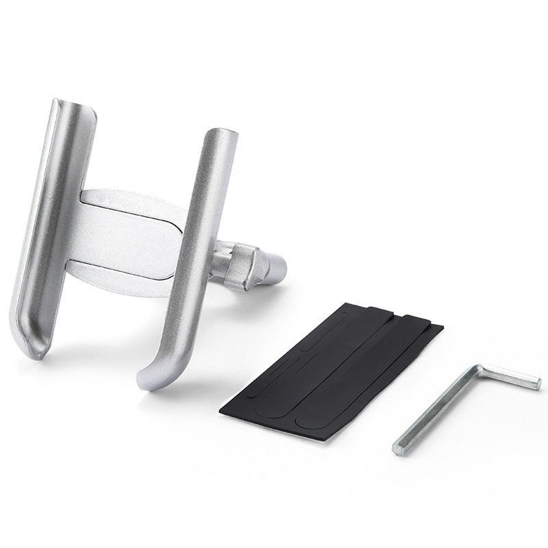 JMT-390858 Aluminum Alloy Mobile Phone Holder for Motorcycle and Bicycle, Adjustable Clamping Width 60-90mm
