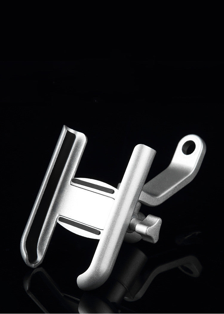 JMT-390858 Aluminum Alloy Mobile Phone Holder for Motorcycle and Bicycle, Adjustable Clamping Width 60-90mm