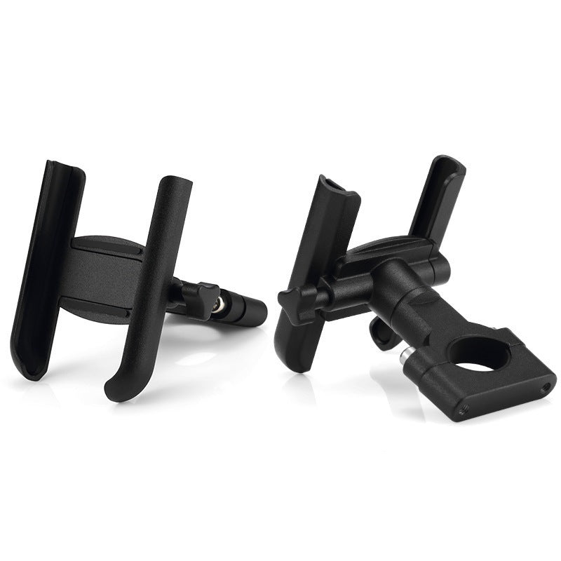 JMT-390858 Aluminum Alloy Mobile Phone Holder for Motorcycle and Bicycle, Adjustable Clamping Width 60-90mm