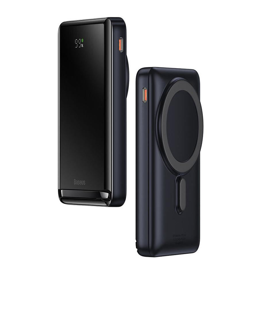 JMT-391178 Slim 3-in-1 Magnetic Power Bank with Wireless Charging - 75% Conversion Rate, Multiple Colors Available