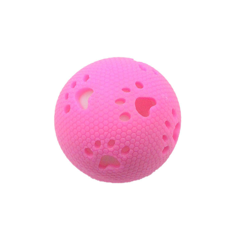 JMT-391306 Luminous TPR Hollow Footprint Ball for Pets - Customizable, 76cm, Multiple Colors Available