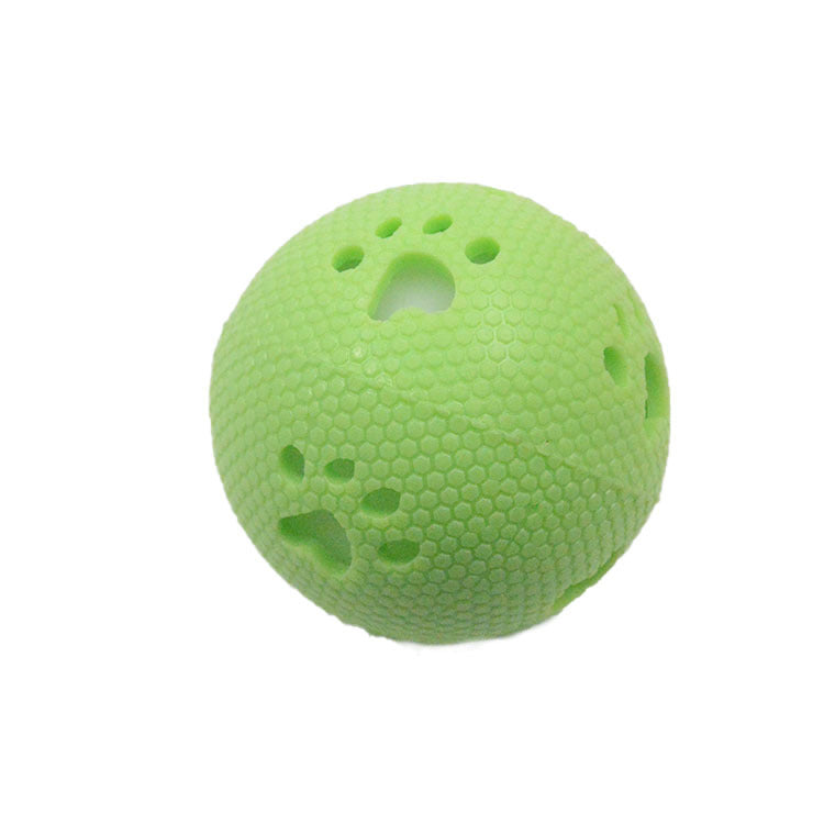 JMT-391306 Luminous TPR Hollow Footprint Ball for Pets - Customizable, 76cm, Multiple Colors Available