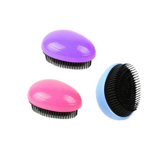 JMT-392138 Smooth Black ABS Massage Comb for Easy Hair Styling