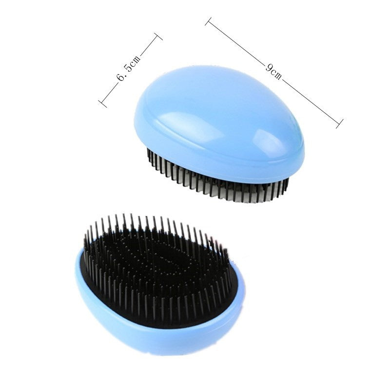 JMT-392138 Smooth Black ABS Massage Comb for Easy Hair Styling
