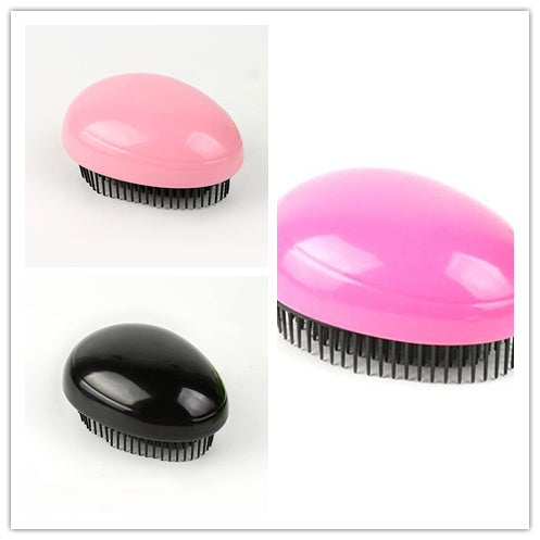 JMT-392138 Smooth Black ABS Massage Comb for Easy Hair Styling