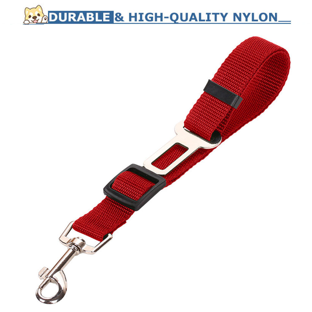 JMT-392650 Adjustable Nylon Pet Safety Belt for Cats and Dogs in Vehicles