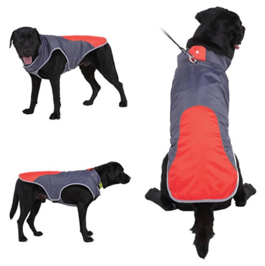 JMT-392778 Reflective Pet Jacket for Dogs – Cotton & Polyester, Casual Windbreaker, Available in Multiple Sizes