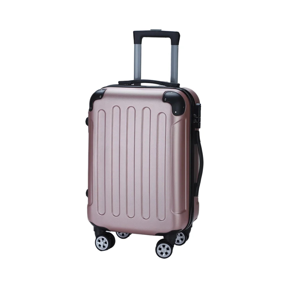 JMT-393354 20 Inch and 24 Inch Wheeled Luggage Set for Travel, Durable Cabin and Suitcase Bags