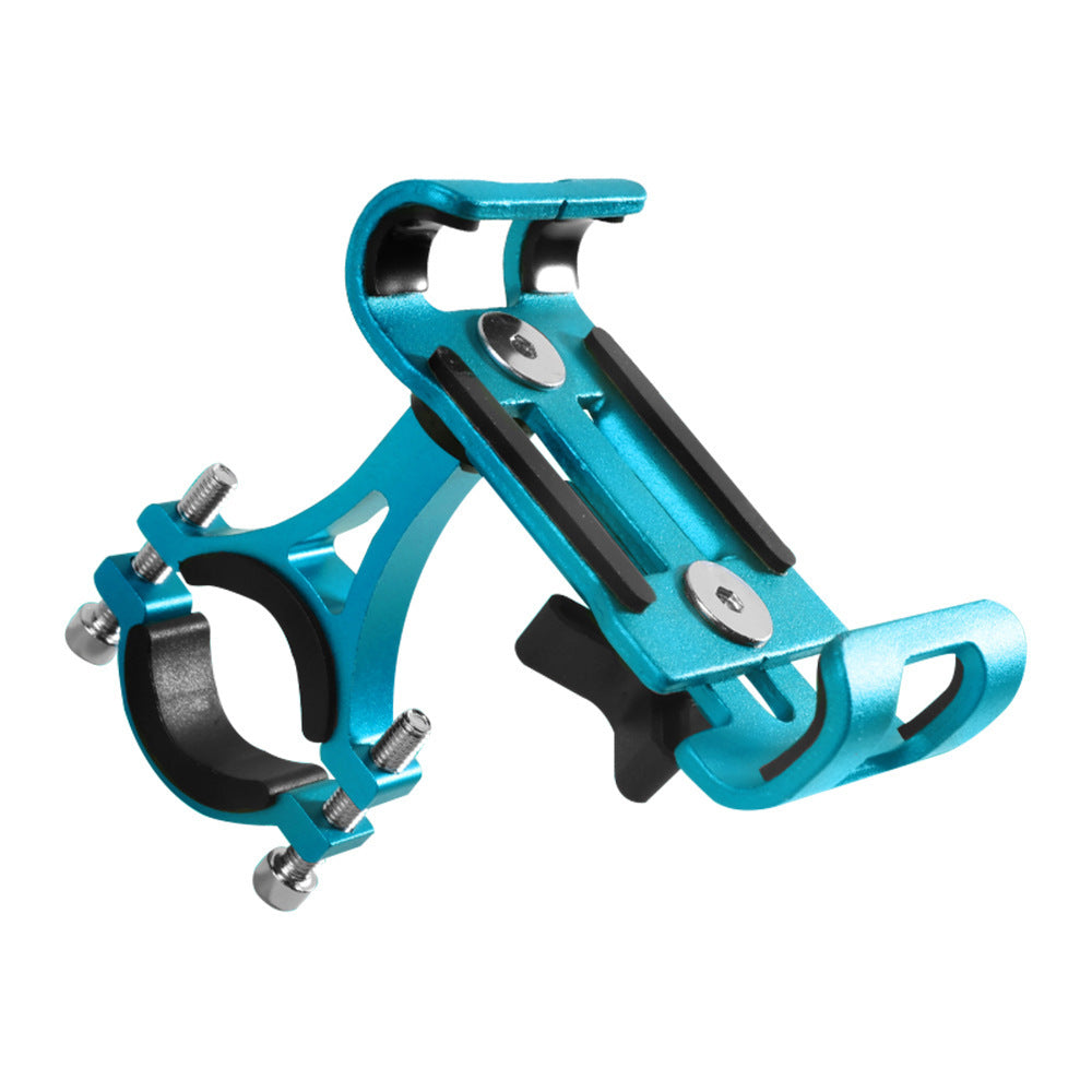 JMT-394314 Aluminum Alloy Mobile Phone Holder for Bicycles, Mountain Bikes, and Electric Cars – Secure 360-Degree Rotation Support