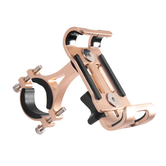 JMT-394314 Aluminum Alloy Mobile Phone Holder for Bicycles, Mountain Bikes, and Electric Cars – Secure 360-Degree Rotation Support