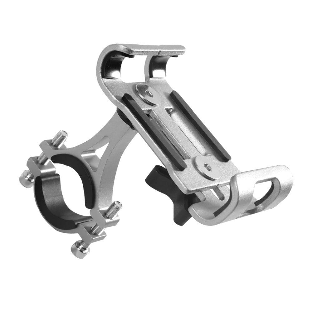 JMT-394314 Aluminum Alloy Mobile Phone Holder for Bicycles, Mountain Bikes, and Electric Cars – Secure 360-Degree Rotation Support