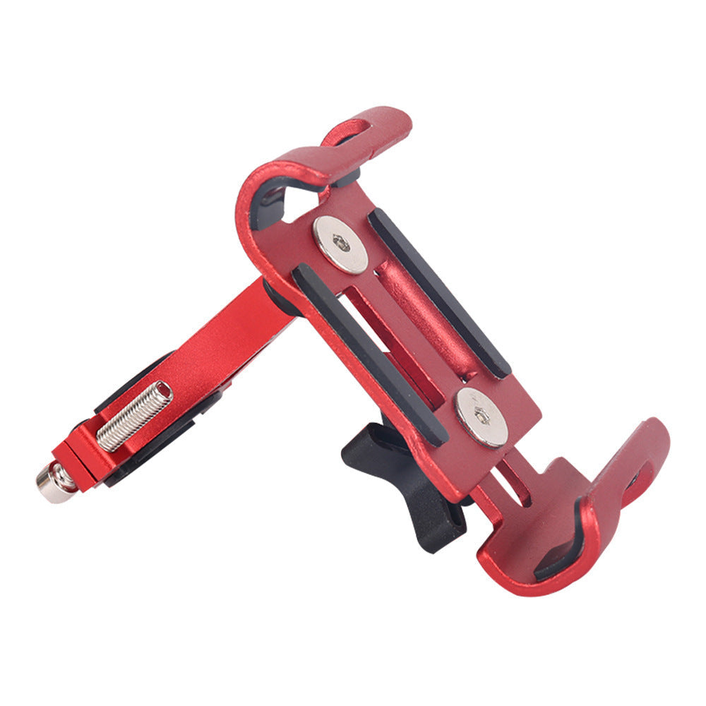 JMT-394314 Aluminum Alloy Mobile Phone Holder for Bicycles, Mountain Bikes, and Electric Cars – Secure 360-Degree Rotation Support