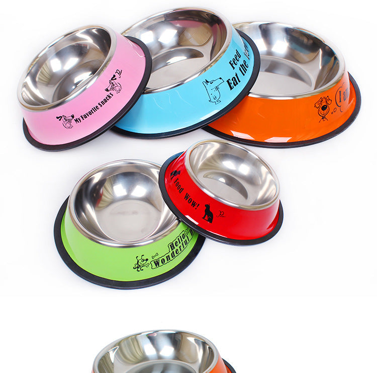 JMT-394634 Automatic Stainless Steel Dog Bowl with Complete Feeding Set – Durable and Easy to Clean