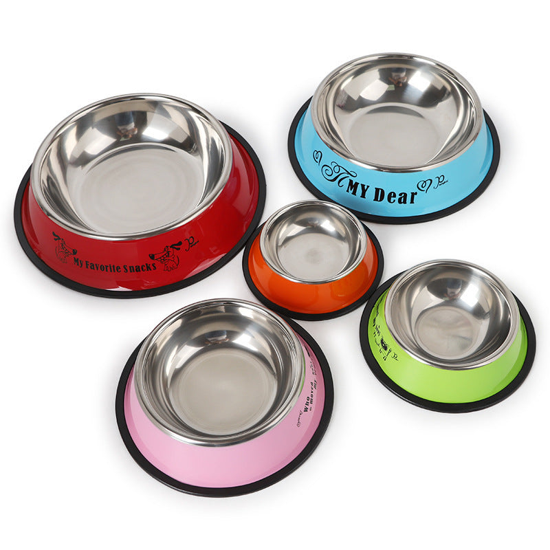 JMT-394634 Automatic Stainless Steel Dog Bowl with Complete Feeding Set – Durable and Easy to Clean