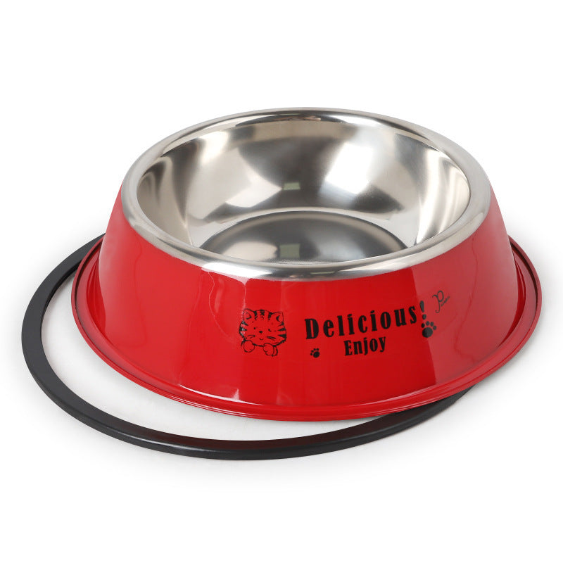 JMT-394634 Automatic Stainless Steel Dog Bowl with Complete Feeding Set – Durable and Easy to Clean