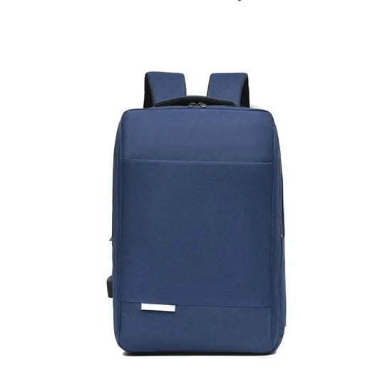 JMT-394634 Customizable Waterproof Laptop Backpack with USB Charging Port for Men, Polyester Business Rucksack with Zipper Closure